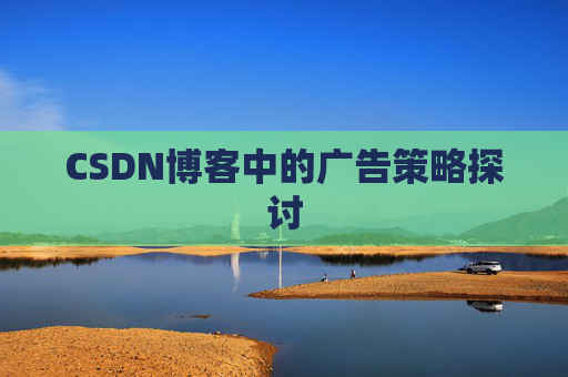 CSDN博客中的广告策略探讨